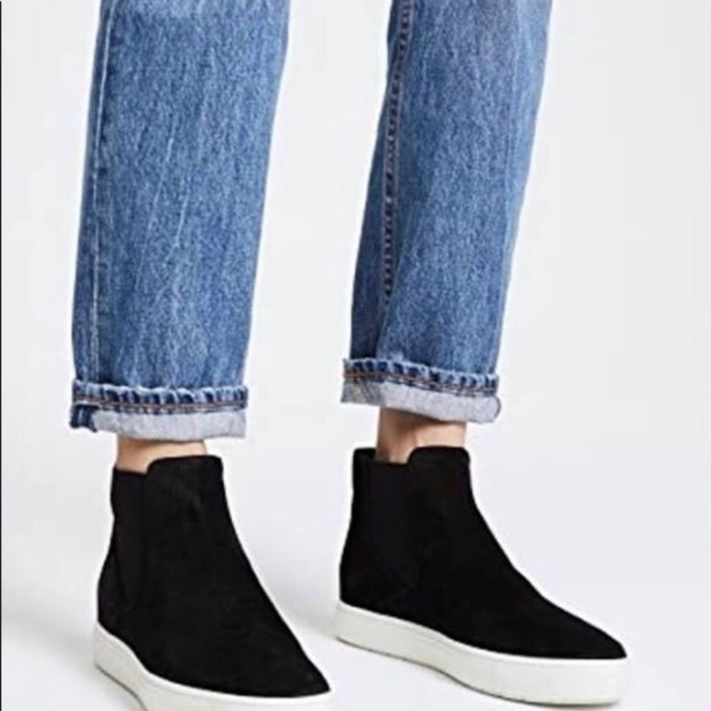 Vince Newlyn Suede High-Top Sneakers 8.5